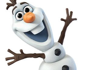 Olaf im Schnee