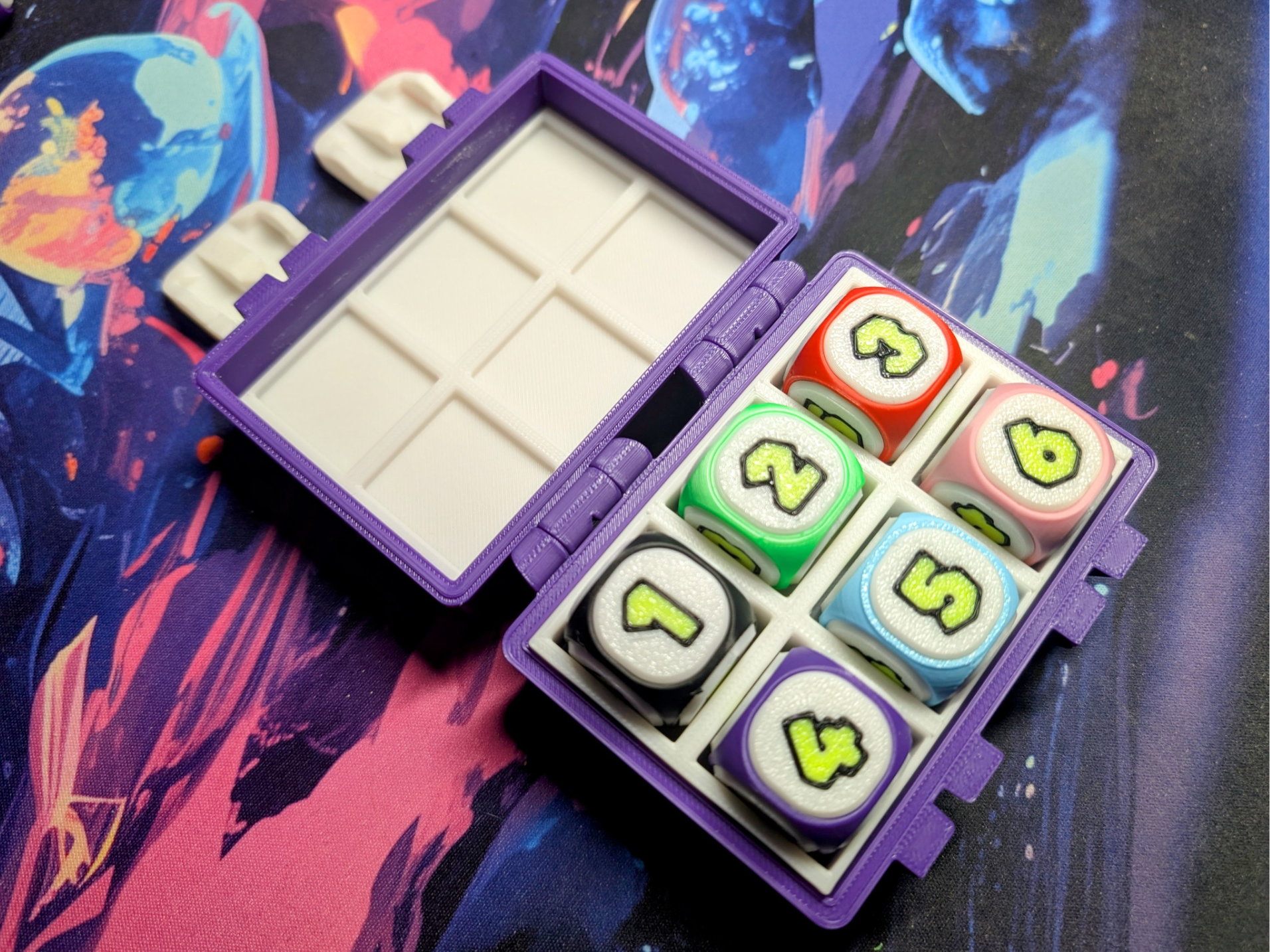 Custom 6-Dice Box with Insert