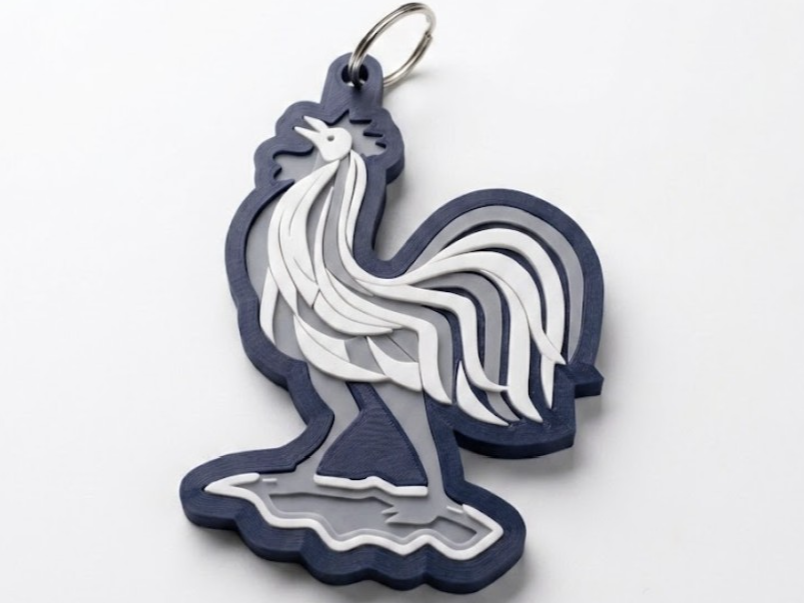 France National Team Crest Keychain World Cup FFF