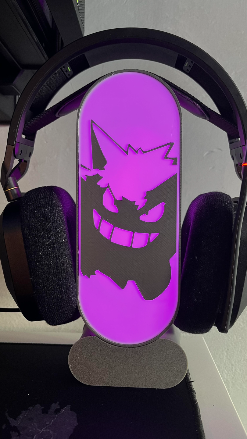 Headphone Stand - Gengar Frontpanel