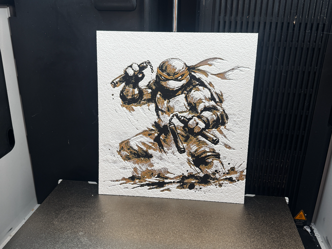 Michelangelo Hueforge/Canvas Art Print TMNT
