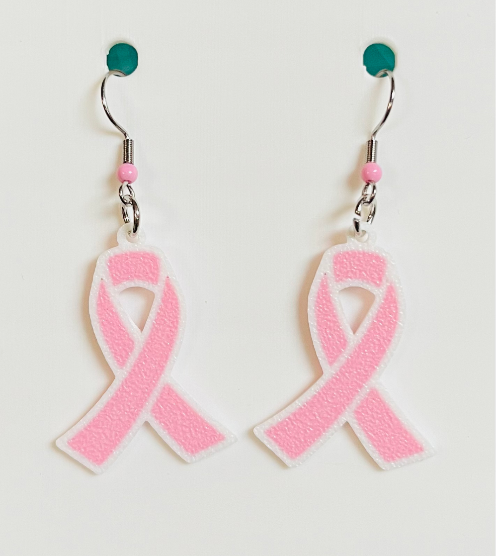 Breast Cancer Awareness Earring