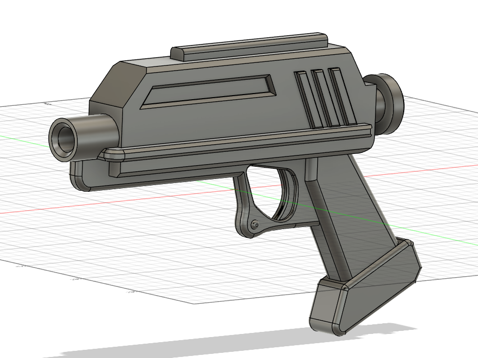 Clone Wars DC 17 Blaster (animated)