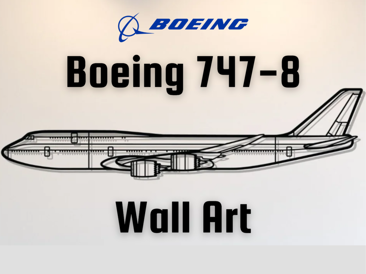 Boeing 747-8 Wall Art