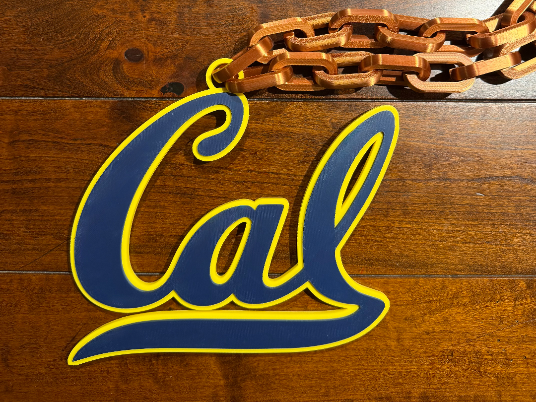 Cal Bears Oversized Necklace Logo