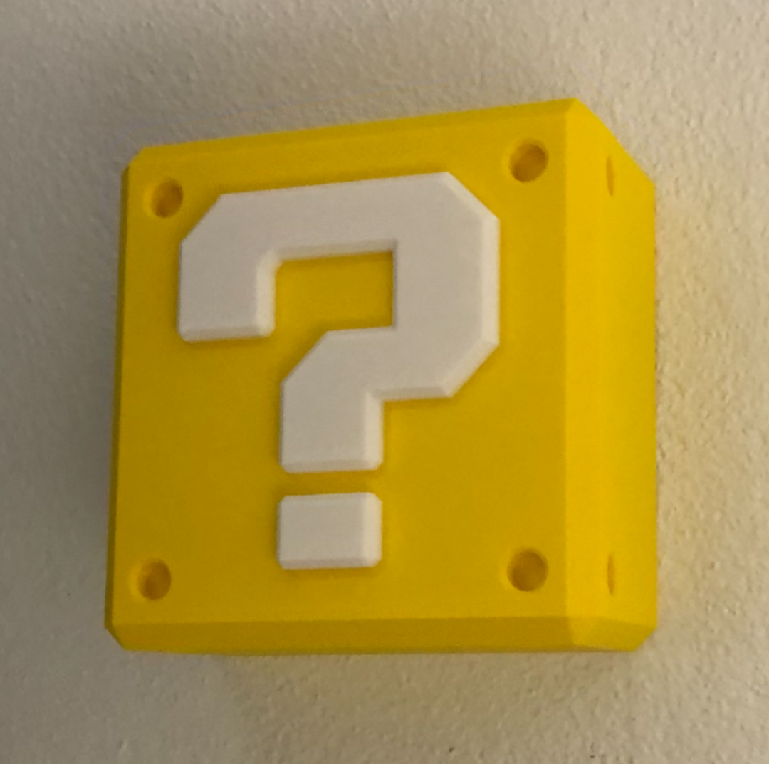 Super Mario Mystery Box Cover for Grothe Doorbell