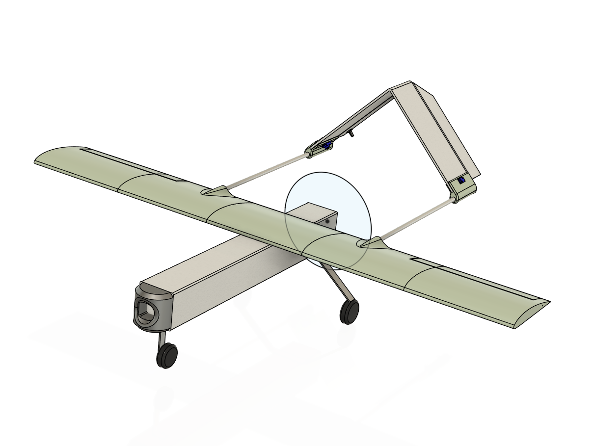 RQ71 pusher drone plane