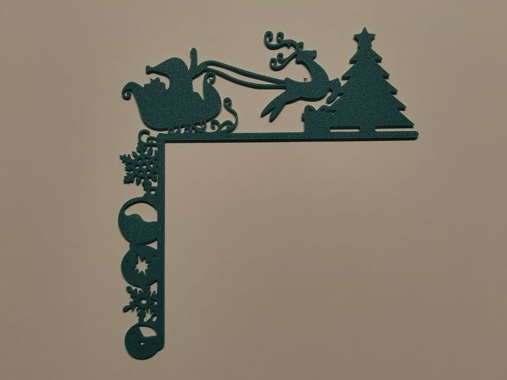 Santaclaus door corner ornamet