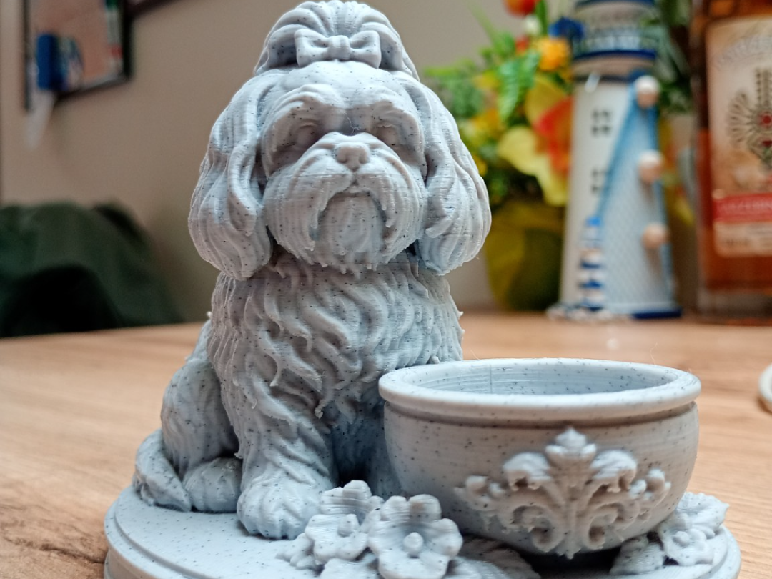 Fancy Dog Mini Bowl Decor
