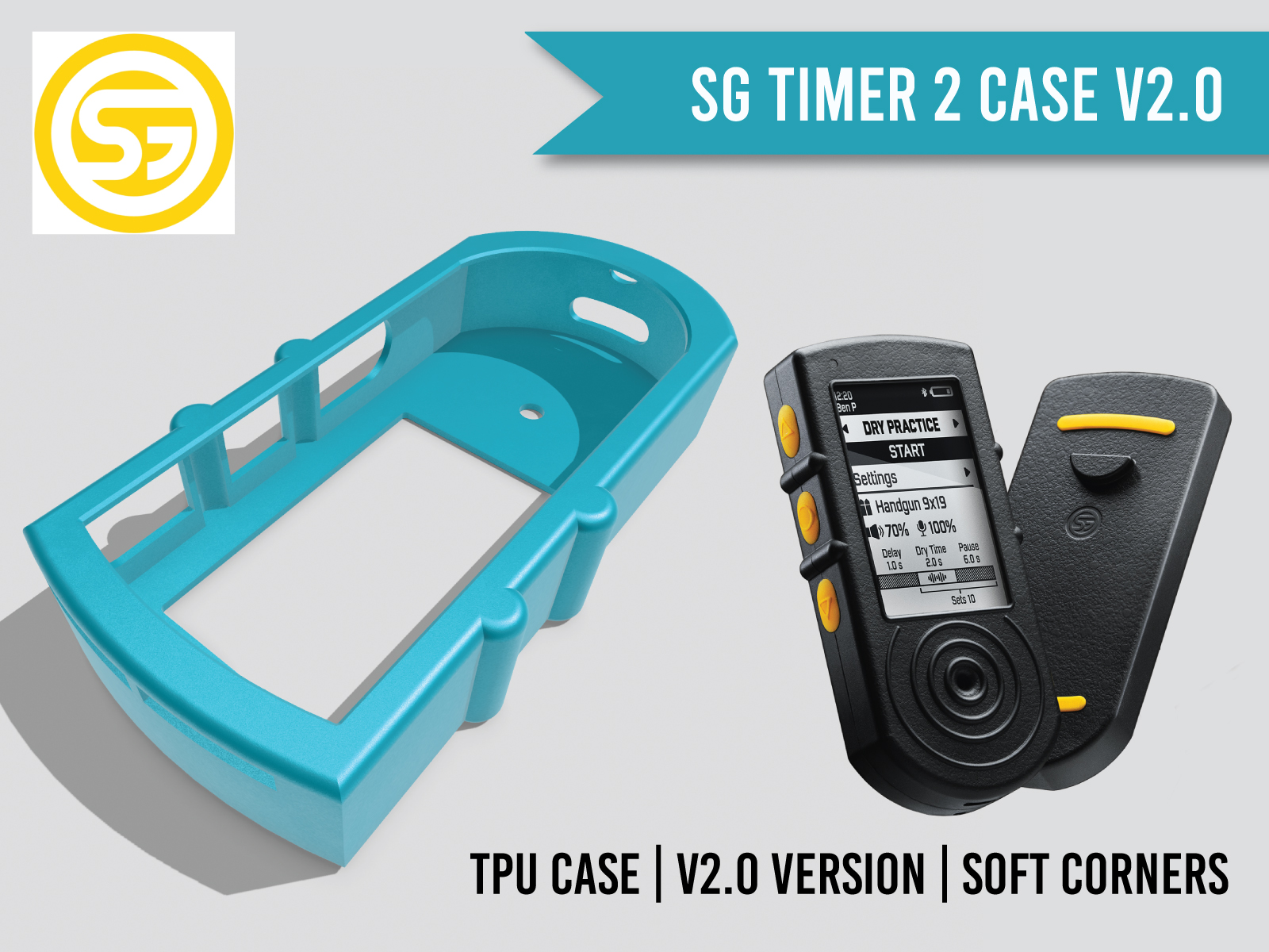 SG Timer Case TPU V2 (Shooters Global Timer Case)