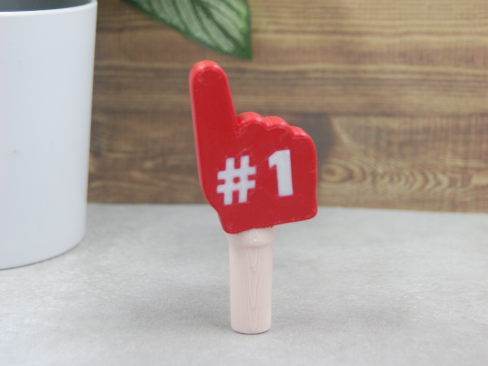 500% Brick Accessory - Foam Finger (Editable)