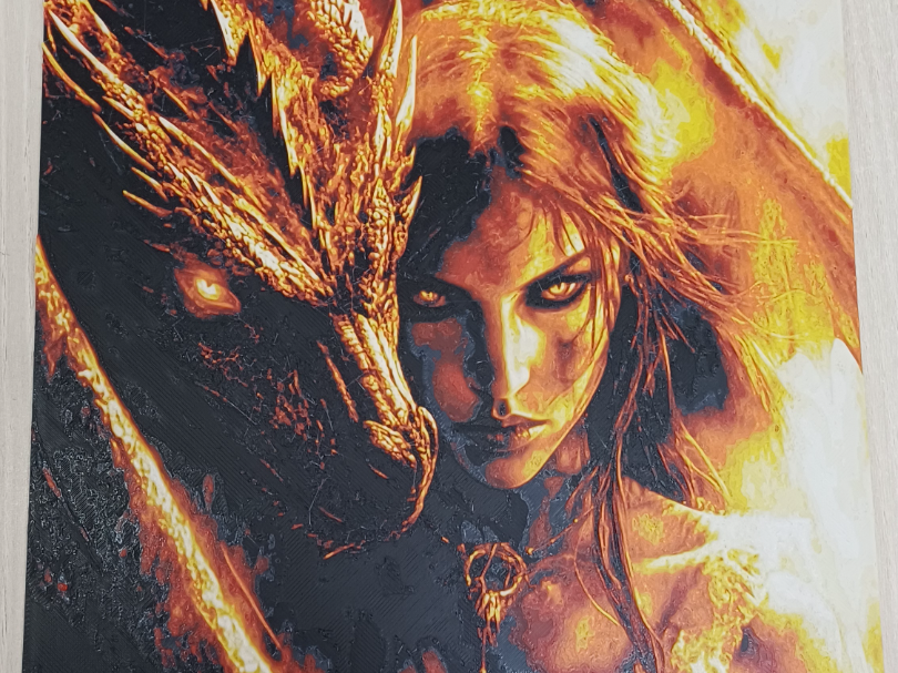 lady and dragon