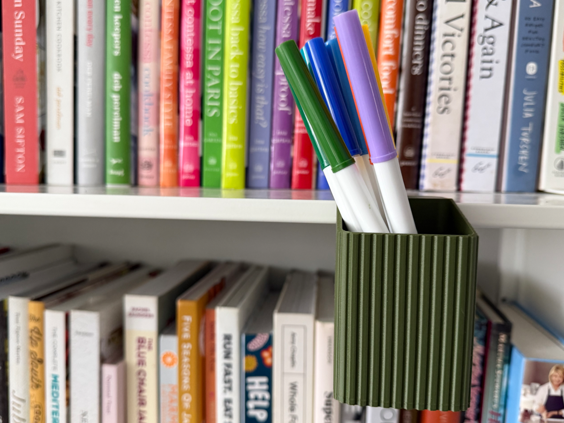 Customizable Book Shelf Caddy