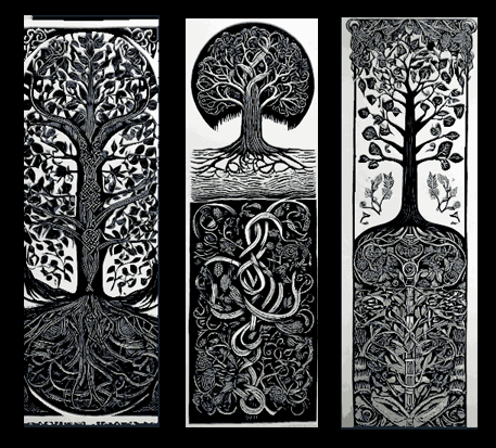 Bookmarks - Celtic/Viking knot style Tree of Life