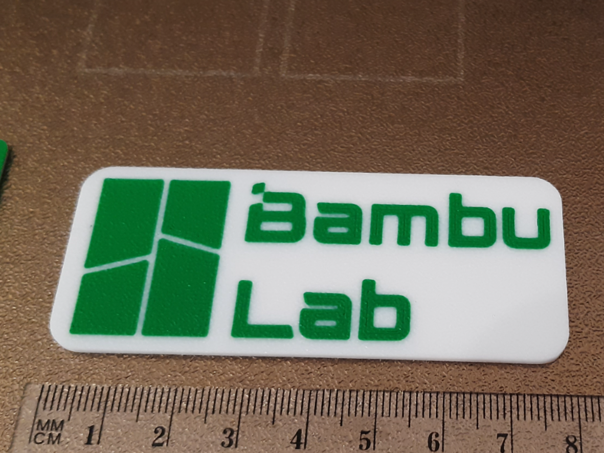 Bambu lab logos plates