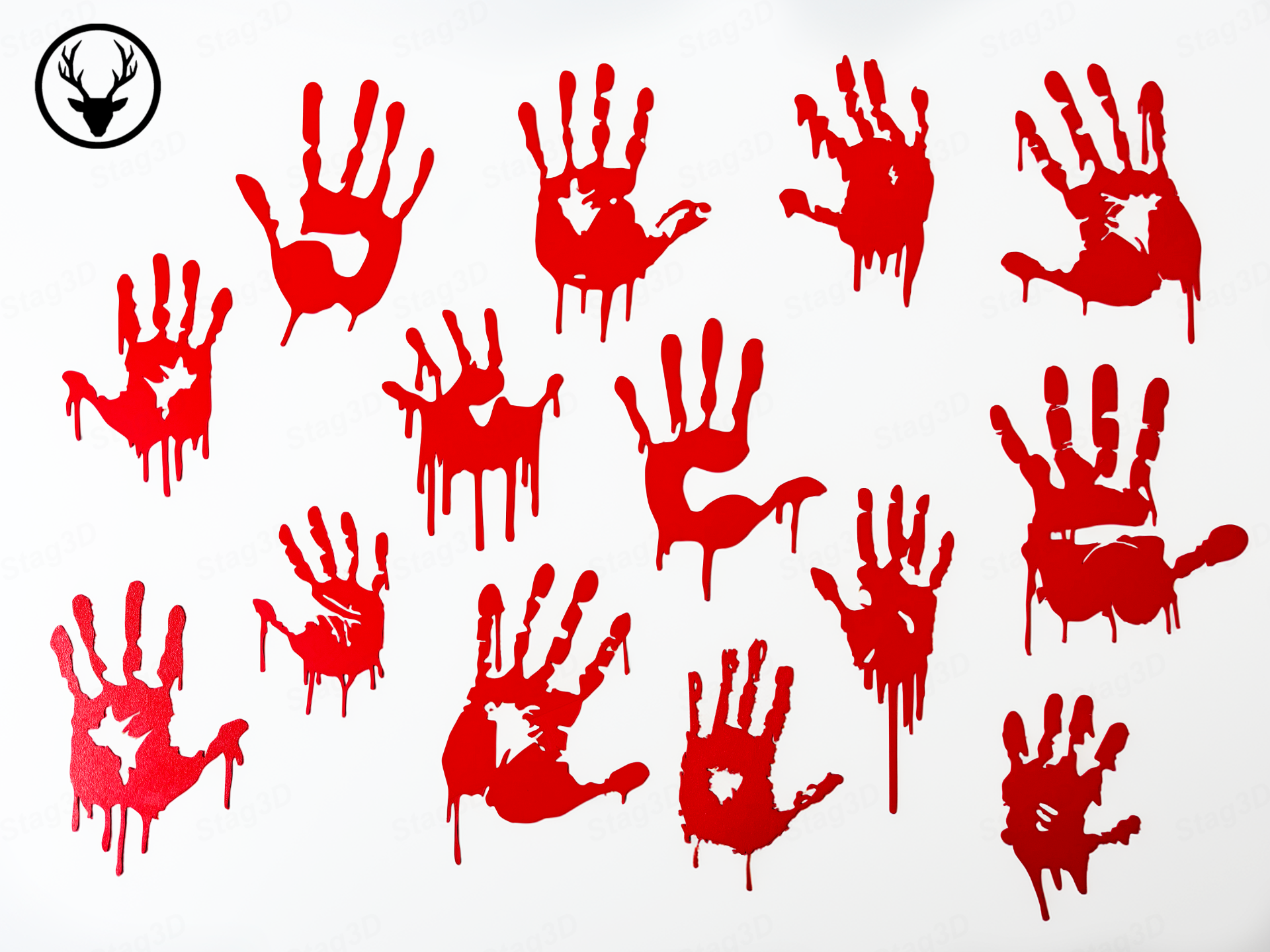 Bloody handprint collection