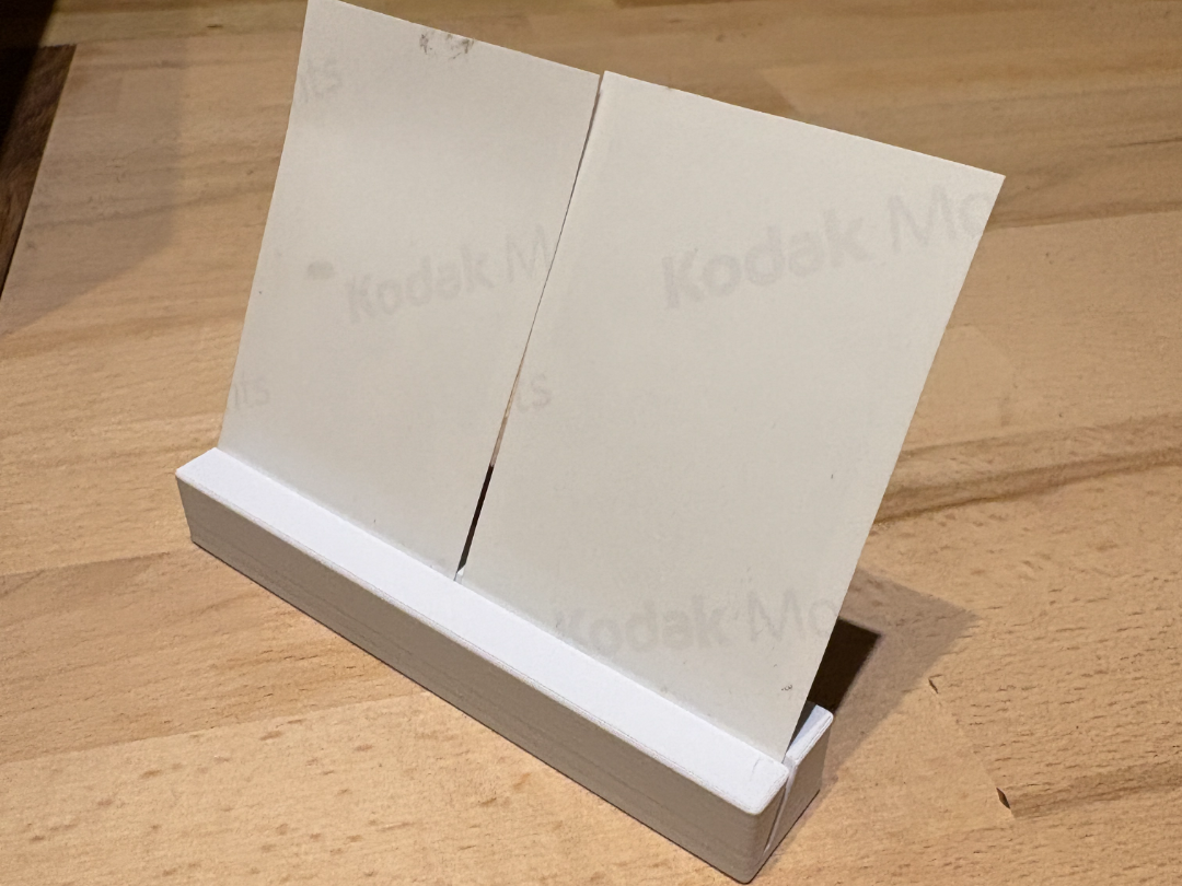 Kleiner Bilderhalter für 10x15 cm bzw. 5x8 cm