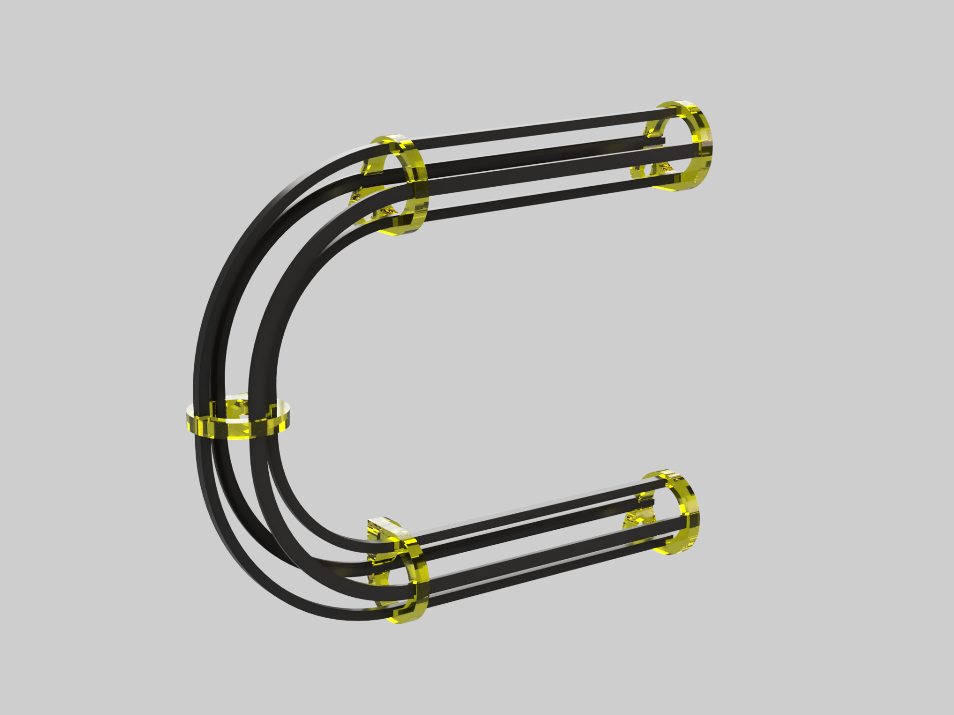 C-Shape [Steel Ball Track on Magnets]
