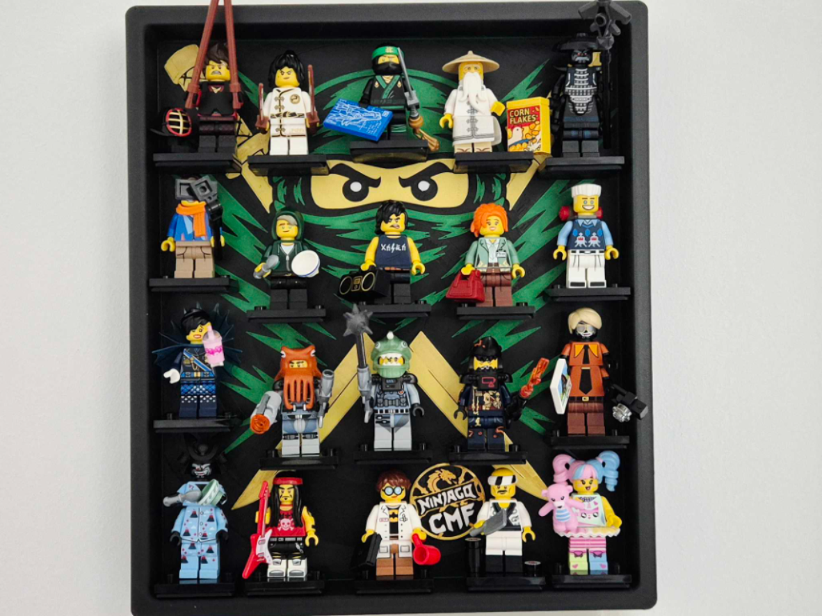 Legos Ninjago Movie CMF Minifigure Display Frame