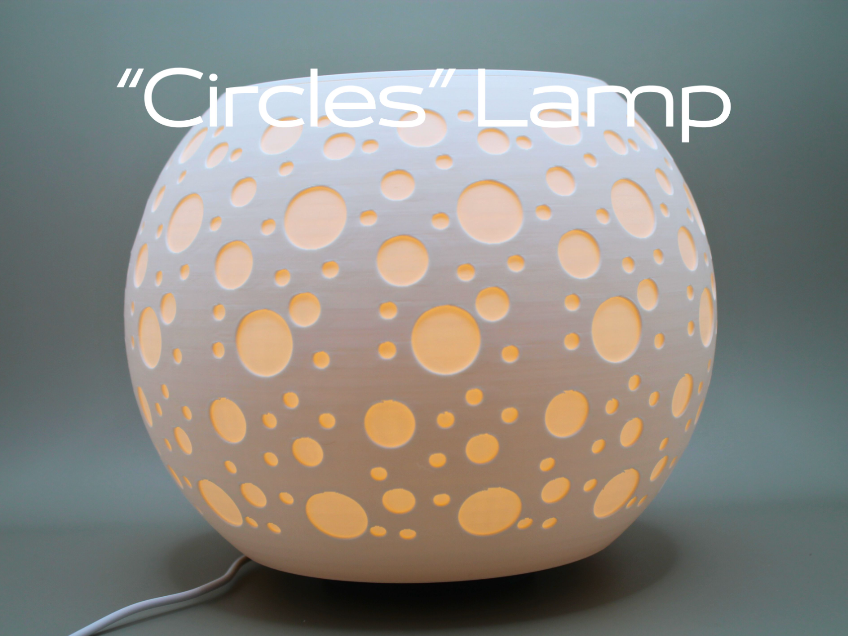 “Circles” Lamp – Pure vibes in a clean design