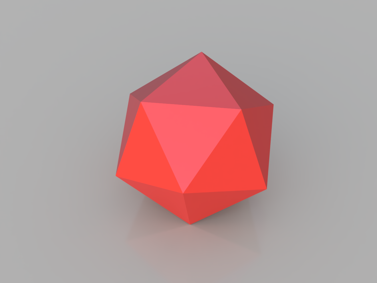 Low Poly Spheres: Icosahedron