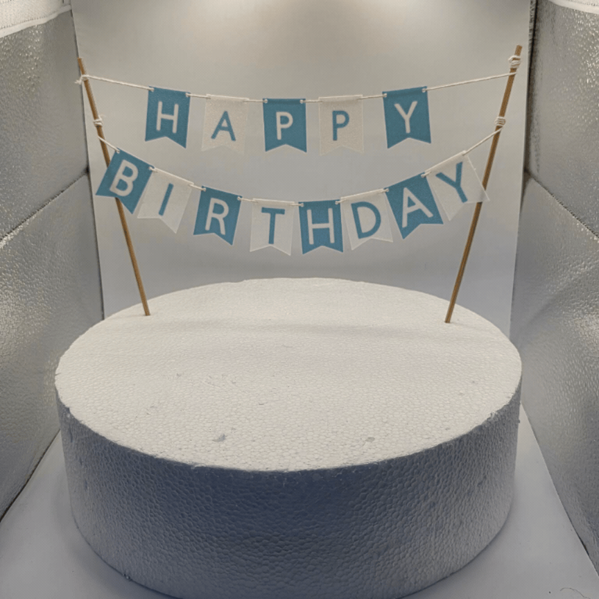 Miniature Happy Birthday Garlands