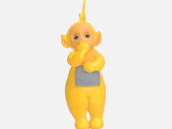 Adorable Yellow Cartoon Character