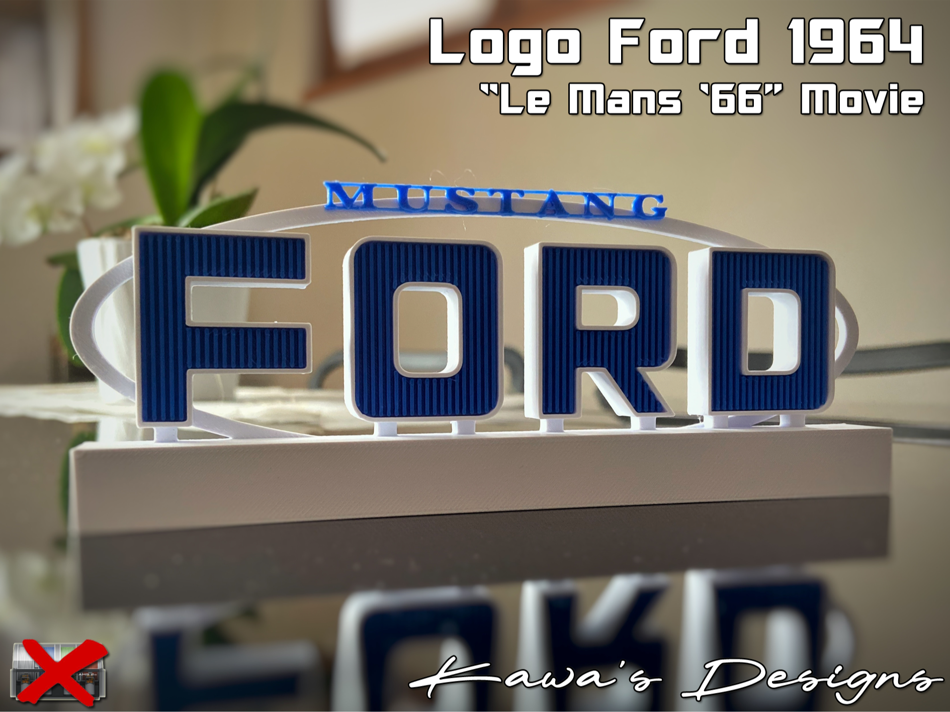 Logo Ford 1964 (Le Mans '66 Movie)