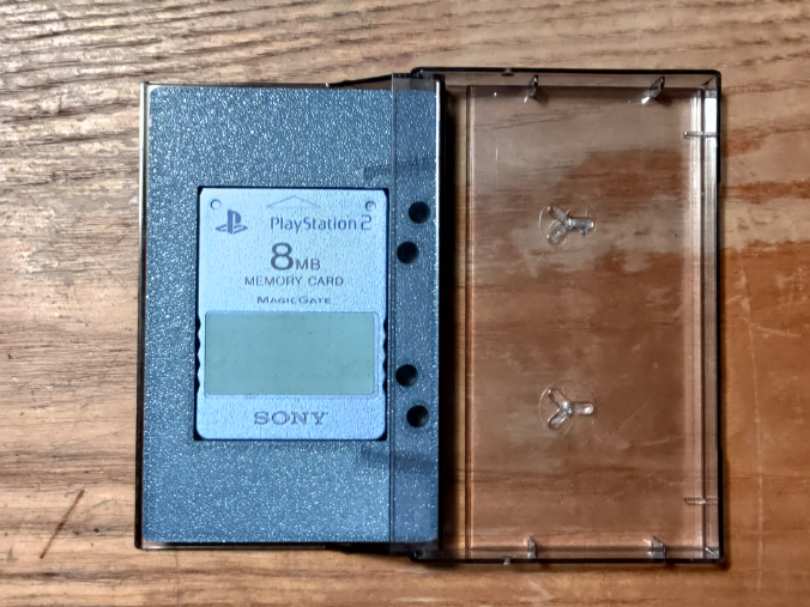 Playstation Memory Card Tape Holder - STL & PLA