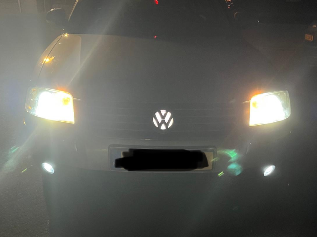 Volkswagen decal LED front grill