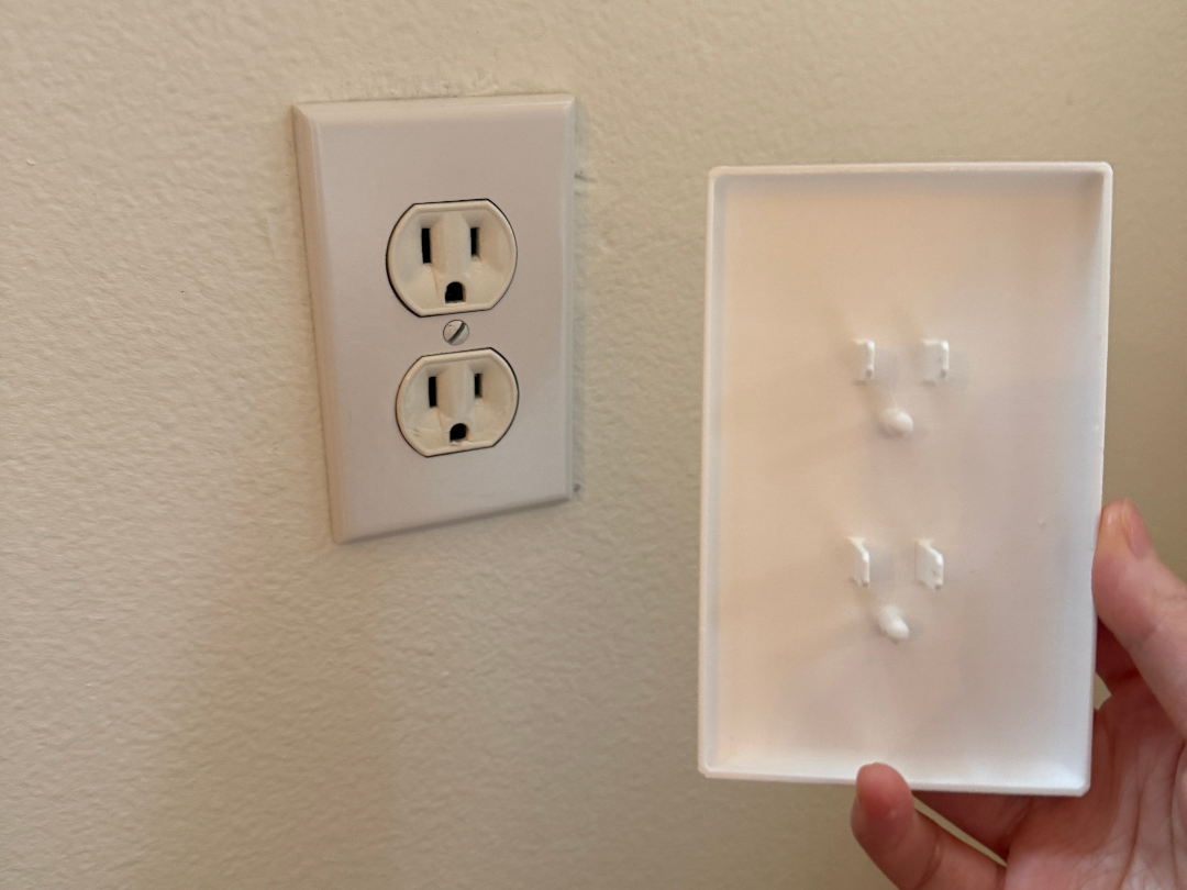 Outlet cover for US standard outlets