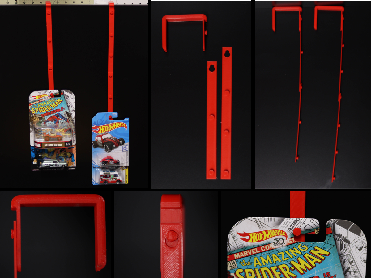 Diecast Car Blister Pack Cubicle Hanger