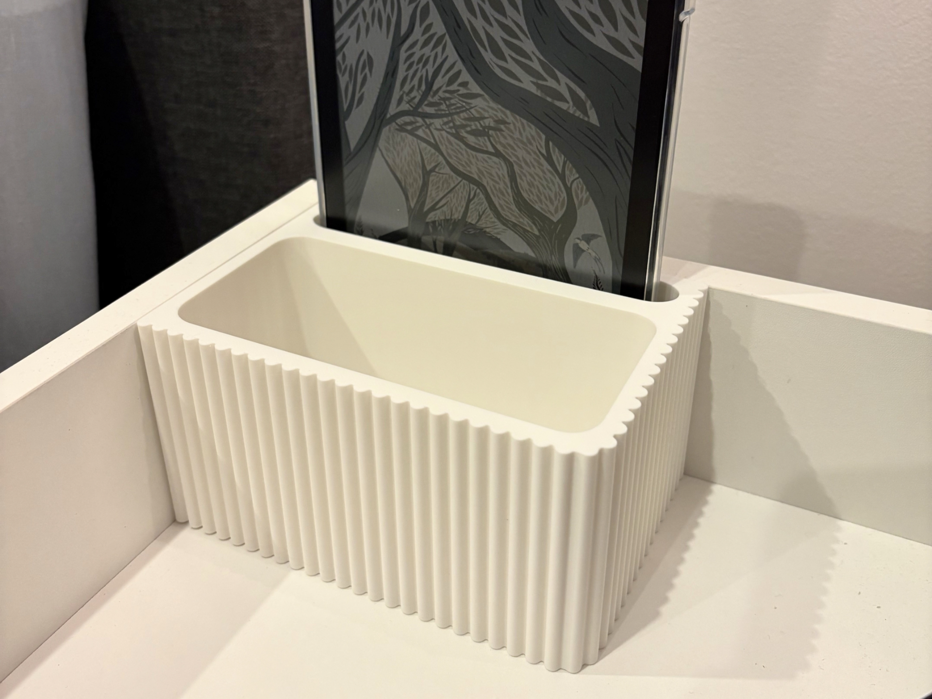 Kindle Bedside Table Organizer