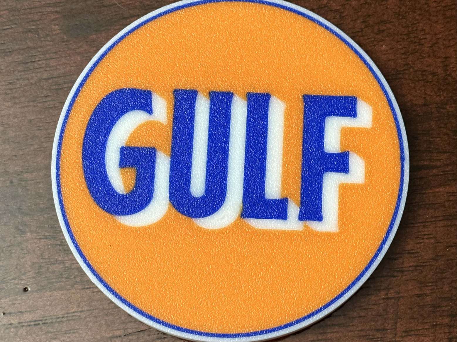 Gulf Gas Sign Coaster