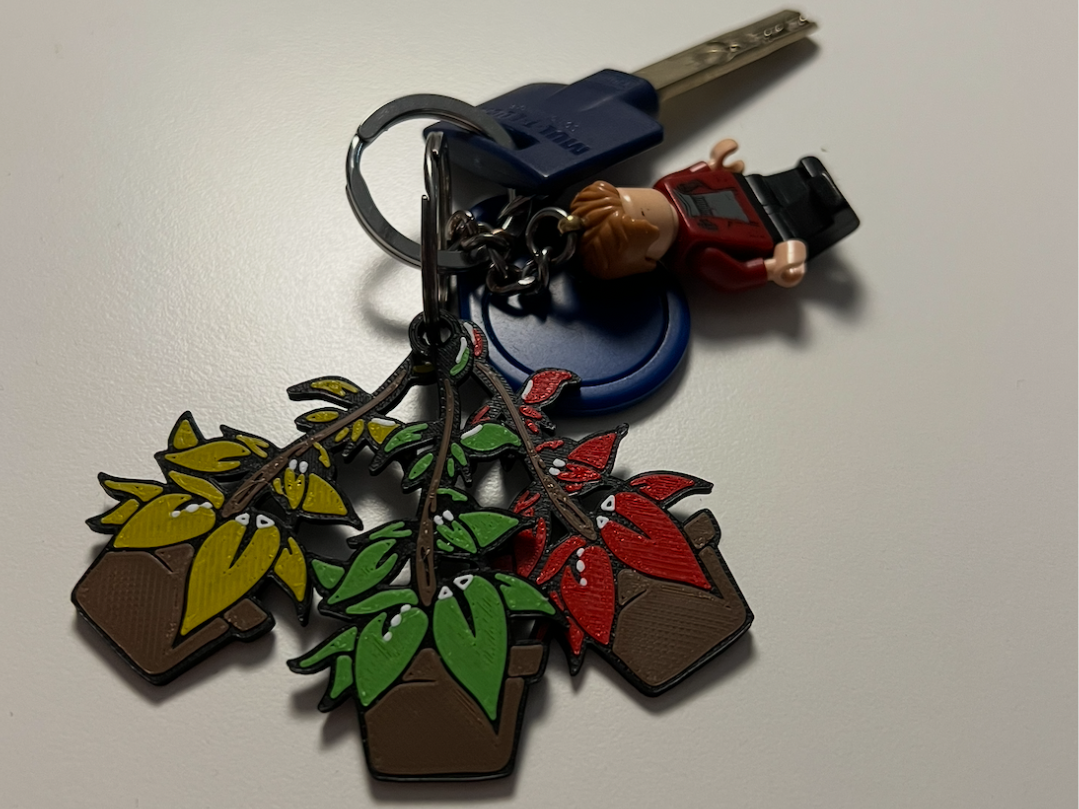 Resident Evil Herb Keychain (Green / Red / Yellow)