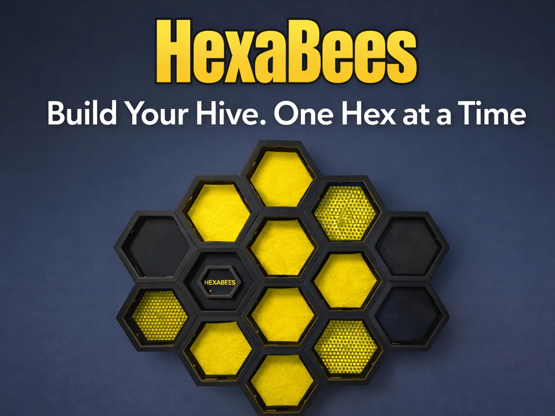 HexaBees Backer Hexagon Honey Bee Hive Base System