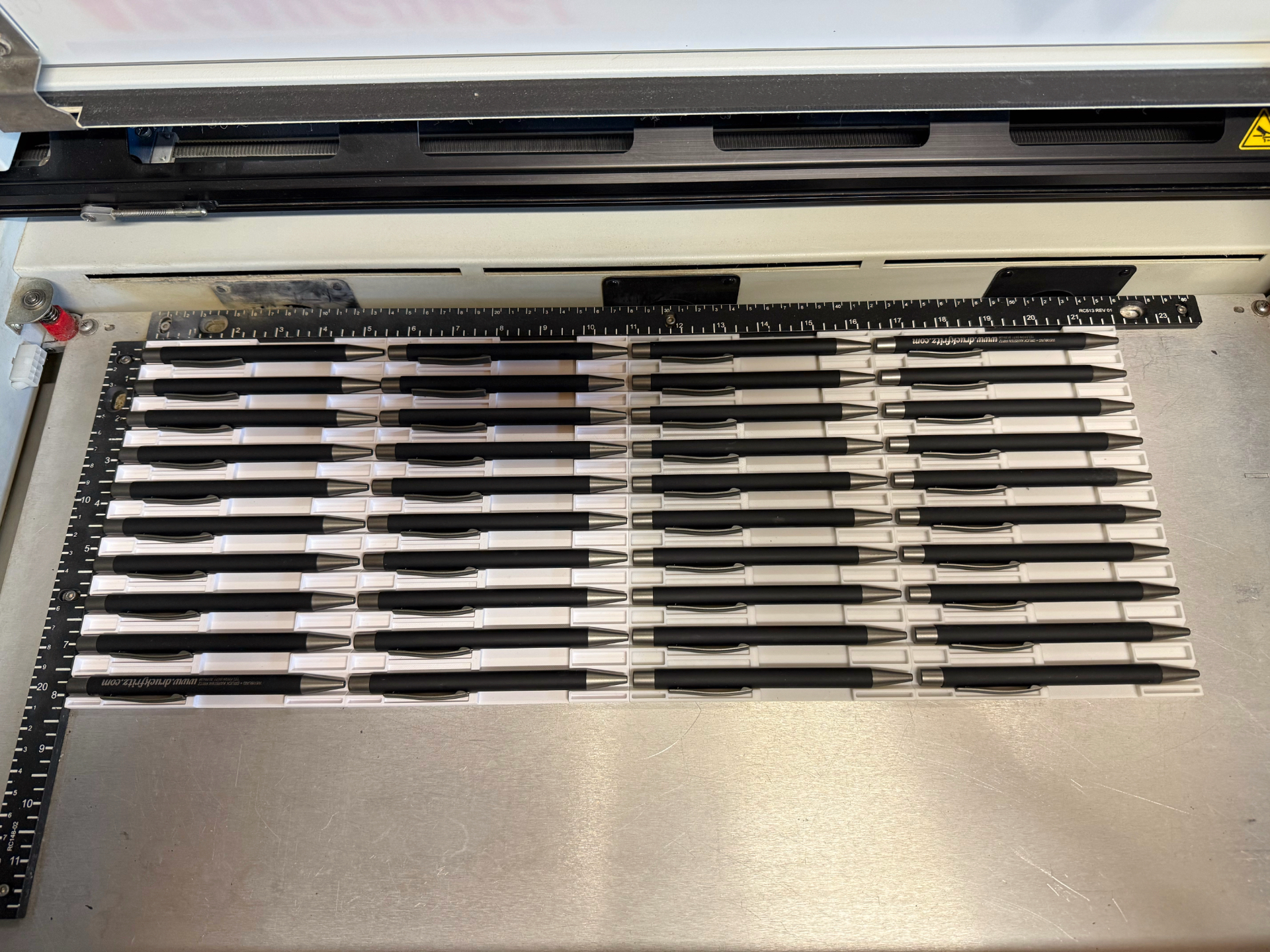 Modular Pen Engraving Jig – Holds 10 Pens per Jig
