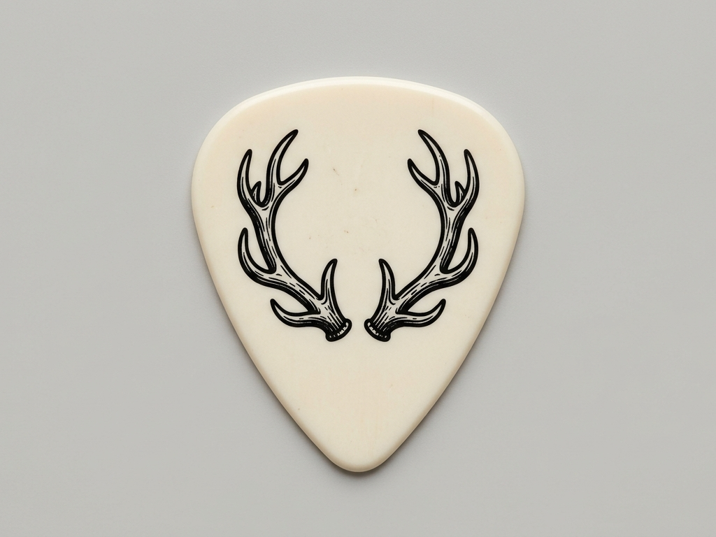 Guitarpick Deer Antler