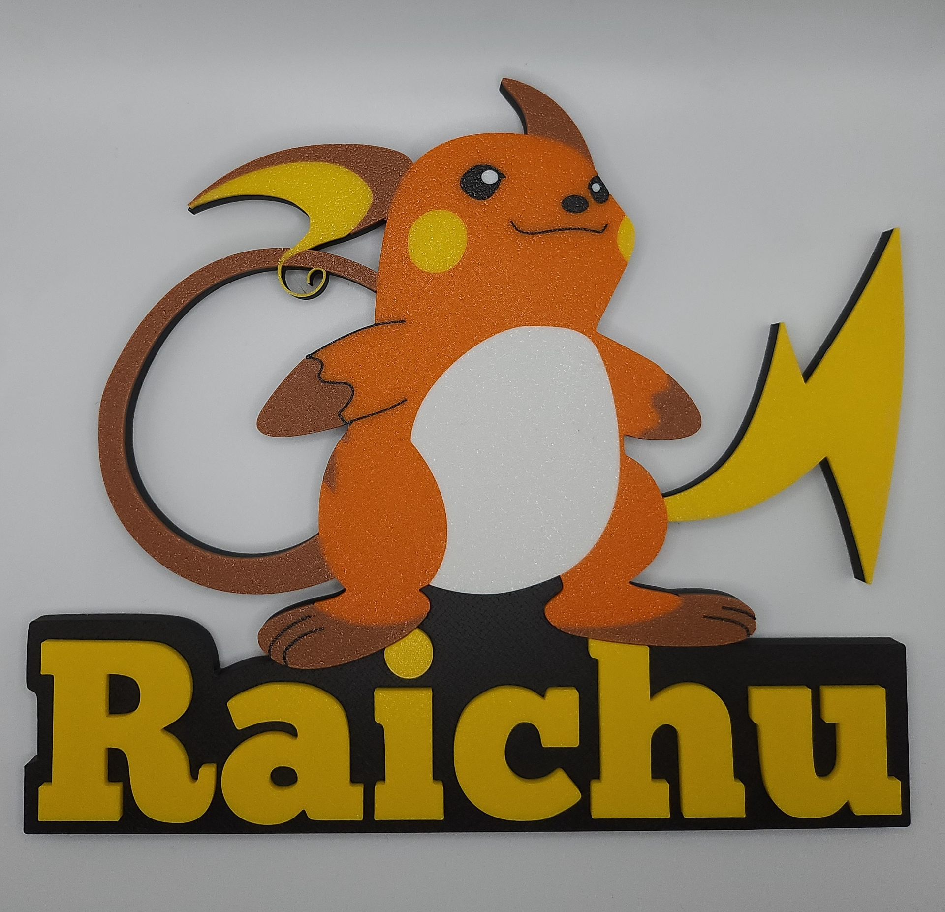Pokemon Raichu Desk Decor Wall Art