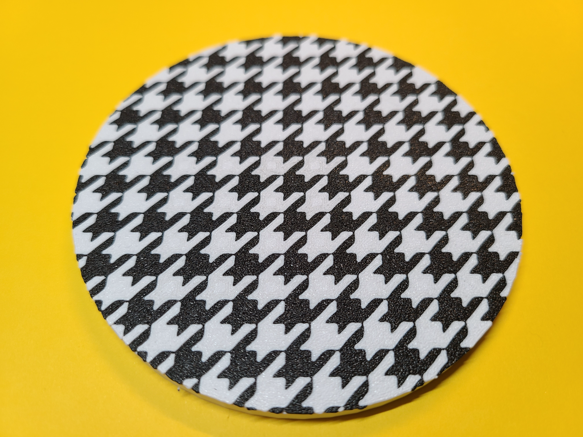 Houndstooth Pattern Coaster