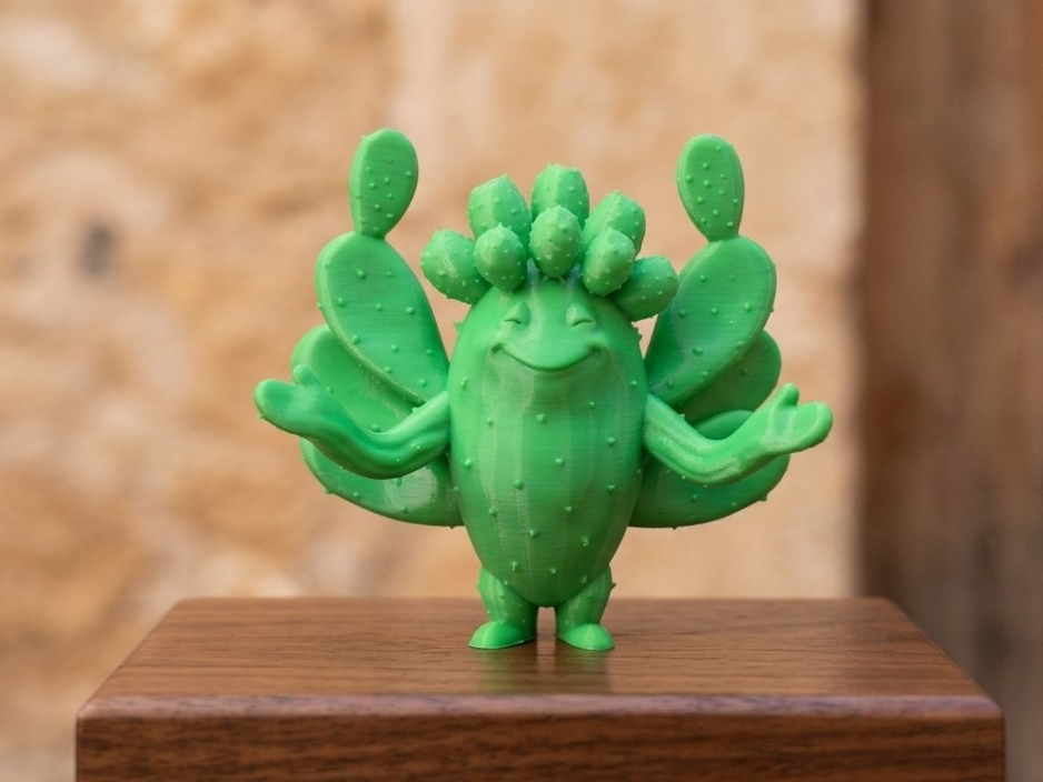 Fiko: The Prickly Pear Mascot (Desk Buddy)