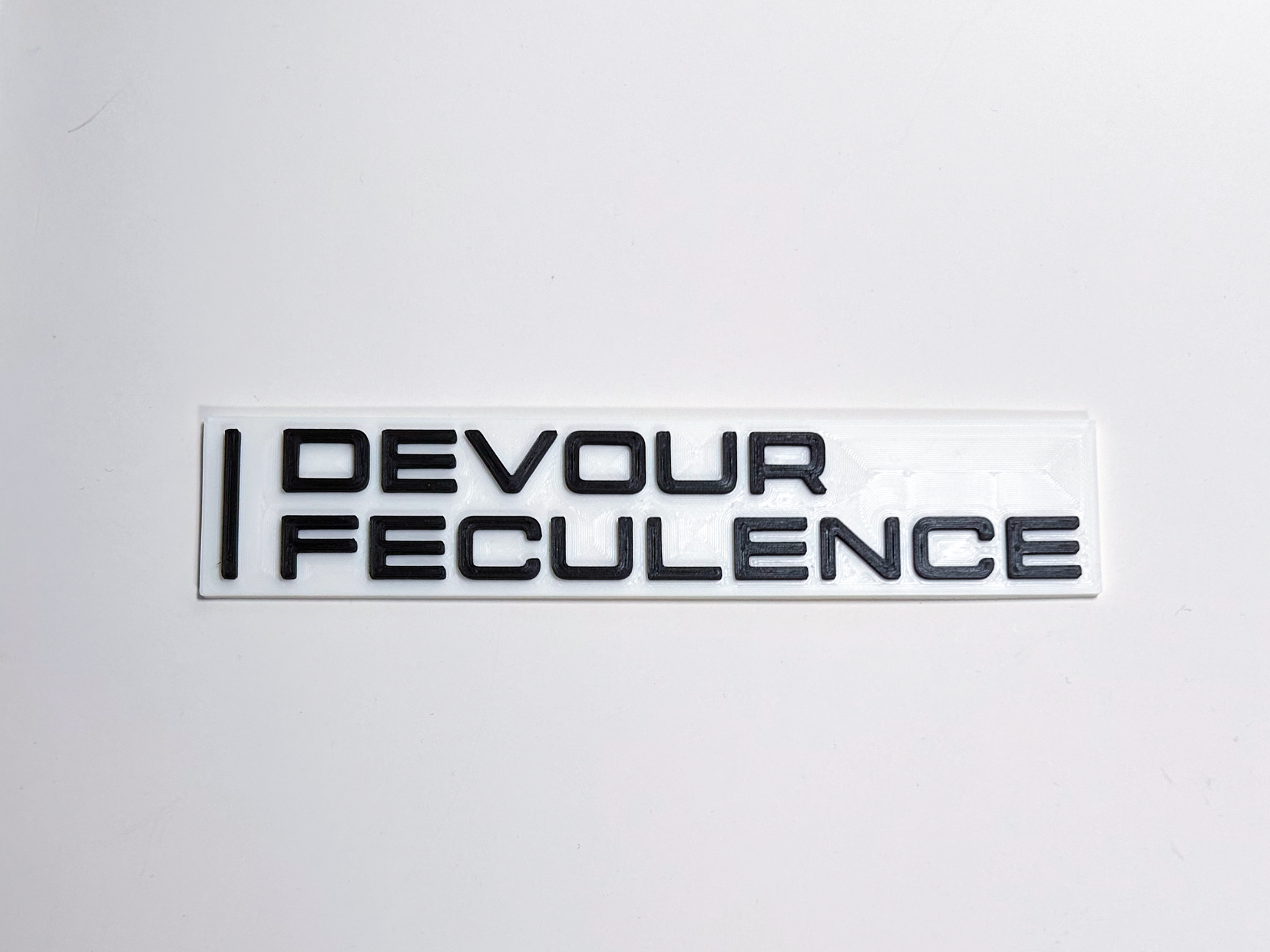 Devour Feculence Sign - Milchick Quote