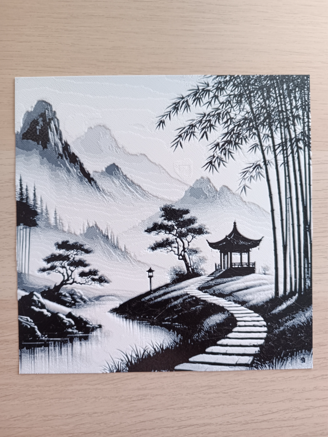 Landscape Japanese Hueforge
