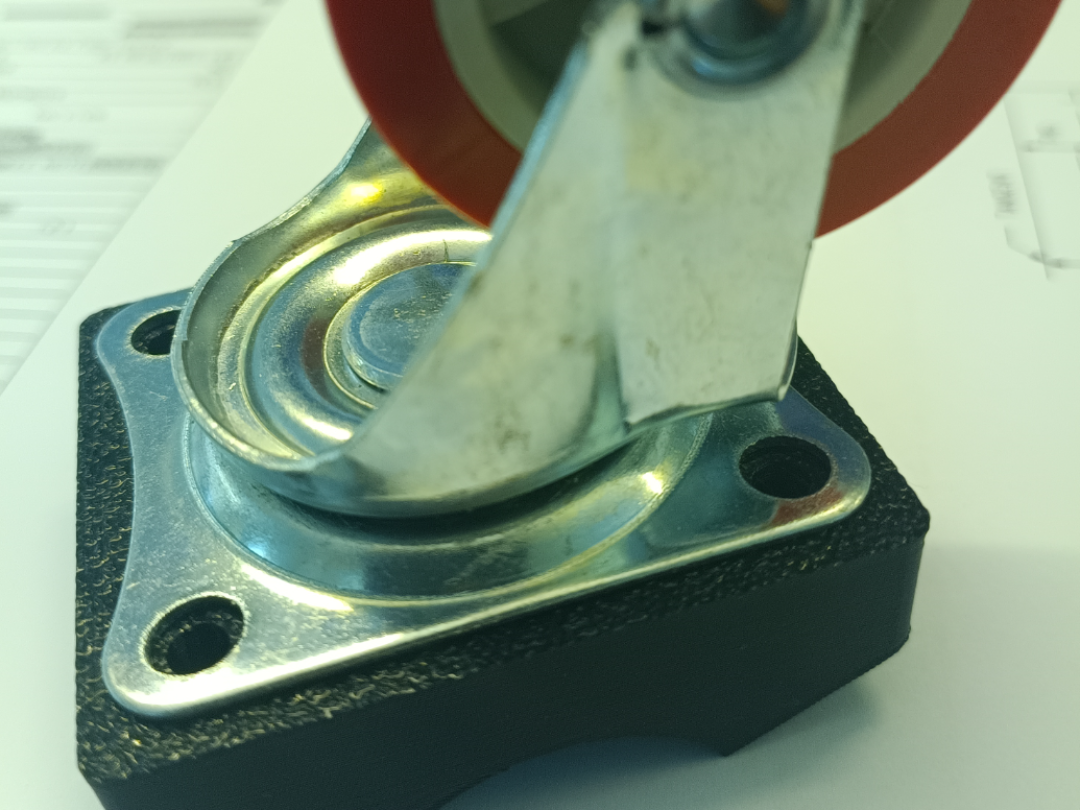 Castor Wheel on Pipe - Parametric