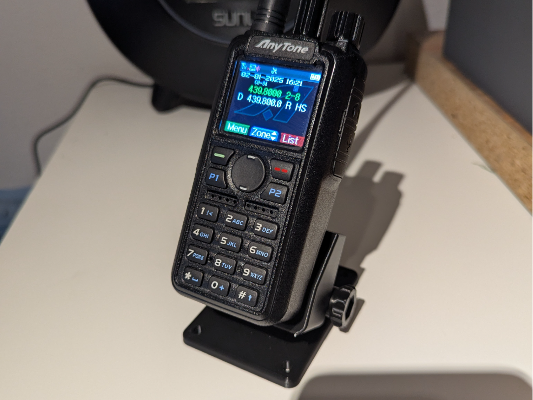 Anytone 868, 878, 890 Desk Stand for USB-C Battery
