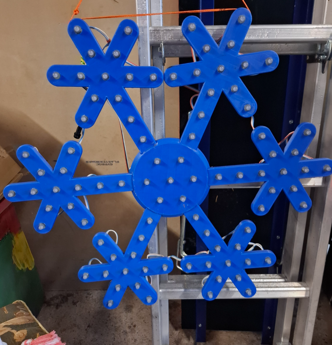 WS2811 Pixel Snowflake