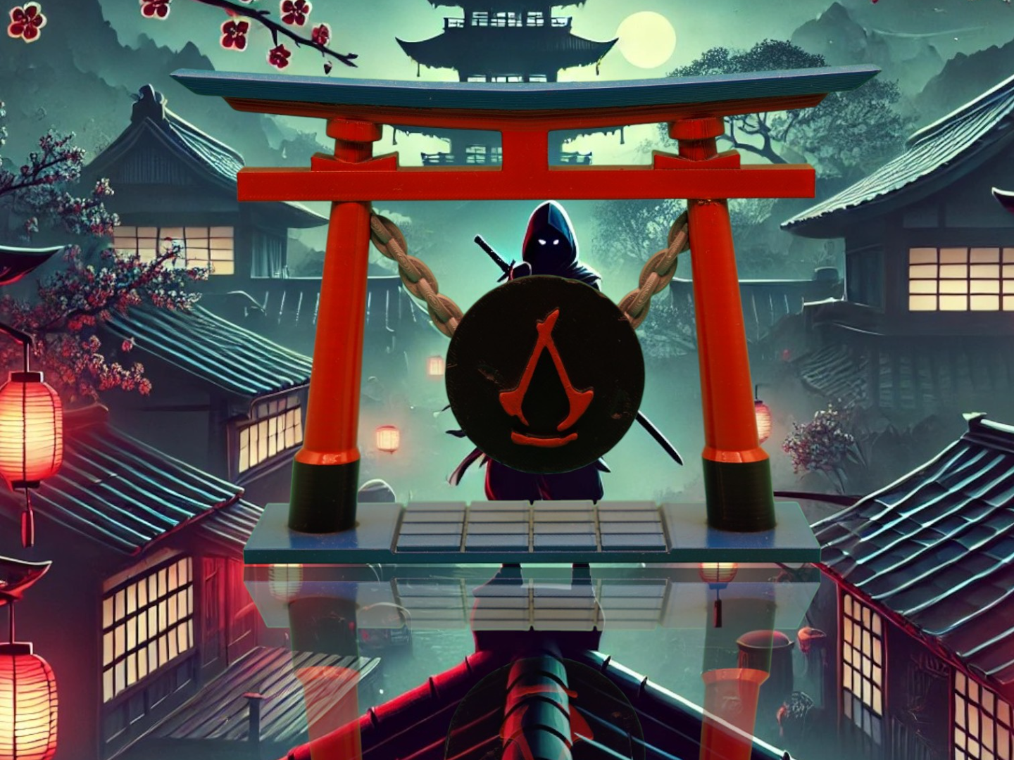 Assassin’s Creed Shadows Torii Gate with Gong , AC