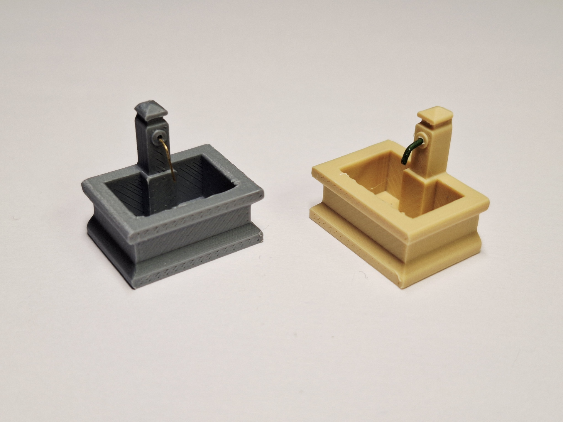 H0 1:87 stone well