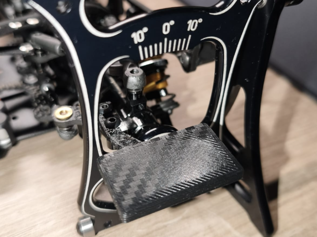 Schumacher Mi8 Caster Gauge Plate