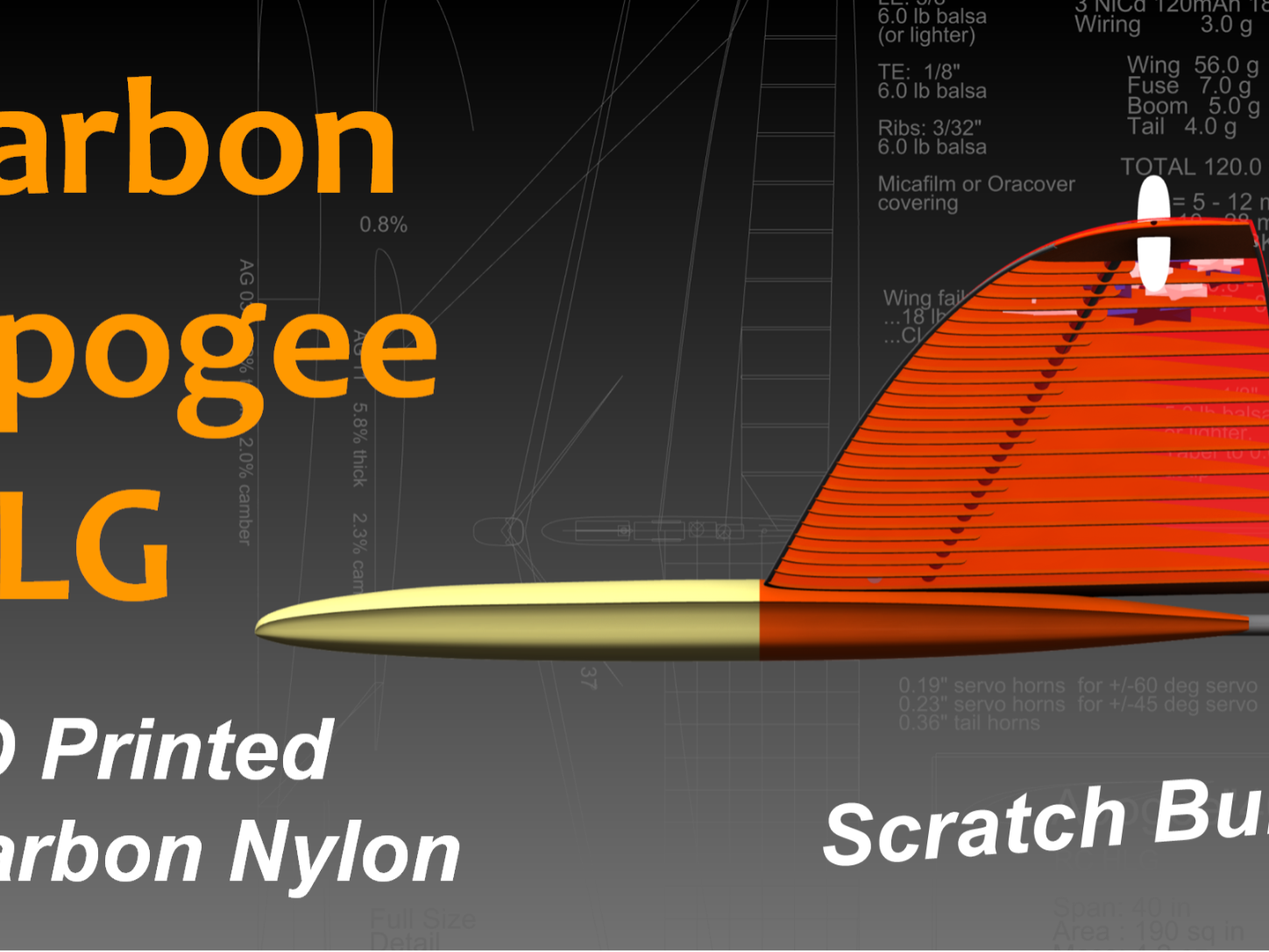 Carbon Apogee Evo – 3D Printed Carbon Nylon DLG